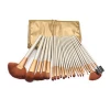 new design hot selling Professional cosmetic brush Foundation cleaner bamboo makeup brush set