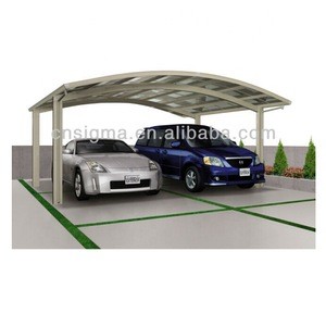 New design polycarbonate aluminum double canopy carport garage carport
