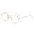 Import New design wholesale metal optical frame eyeglasses frames anti blue light glasses from China