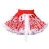 new fashion baby girls ruffled ballet skirt adorable design cheap price bow floral chiffon chevron skirt