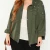 Import New green fashion autumn jacket factory price plus size beaded long sleeve lady short coat women from China