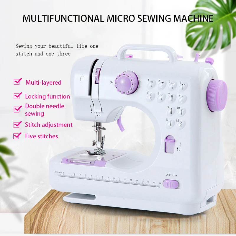 New Home Embroidery Industrial Suit Household T-shirt Apparel High Speed Industrial Battery Operated Sewing Machine
