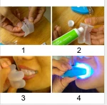 NEW Hot White LED Light Teeth Whitening Tooth Gel Whitener Health Oral Care Toothpaste Kit Teeth Whitening Set