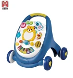 New kids educational educational walker 2 in 1 plastic baby walker toy