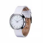 New leather double strap watches with stainless steel case back watch+ladies leather wrist watches free shipping