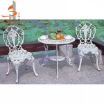 New Light Luxury European Style Chair Aluminum Set Outdoor Garden Furniture