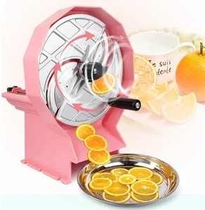 New pink color stainless steel food fruit hand slicer vegetable slicer machine