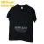 Import New Product Low price TC Logo Print Small size 160 gram Black Crew neck Uniform Shirt for campaign from Hong Kong
