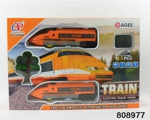 New products electric track train toy with light and music for kids