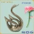 Import new products gold color ceramic swan for home decoration from China