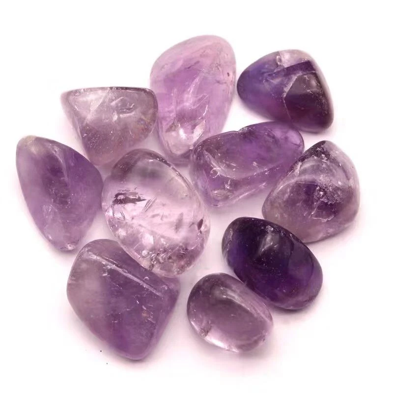 NEW  products purple quartz gravel  angel  amethyst tumble  crystals healing stones  for home decoration