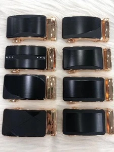 New Ratchet Belt Buckle Factory Men&#39;s Automatic Buckles Black Color Customized Wholesale in Stock