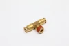 Newest design top quality fixed tee male  brass fittings  copper  tee jointsbrass fittings tee