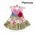 Import Newest Popular Summer Baby Girls Vintage Embroidered Flower Trim puff Cap Sleeve Inspired Dress in Yellow Gingham with Bow from China