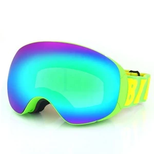 Newest Wide Vision Frameless Protection Eyes Windproof Double Layer Anti-fog Snow Ski-Goggles Snowboard Glasses