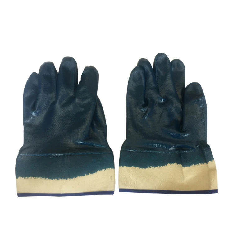 Nitrile Hands safety gloves for oil Resistance