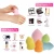 Import Non latex material Beauty Foundation Makeup Sponge Set Edge  less for Liquid Cream and powder Multi-colored makeup sponge from China