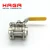 Import Non-retention Ptfe Seat 1/2 Inch 3 Piece Stainless Steel Ball Valve from China