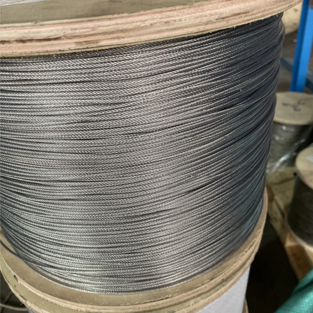 Nonmagnetic Metal Stainless Steel Wire Rope/Wire Cable/Iron wire 1*7  30mm