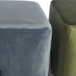 Nordic luxury Dining room bench Foot Rest Mushroom Shape Pouf Ottoman Stool