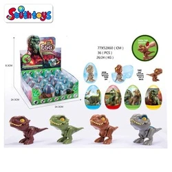 Novelty and variety design child gift kids dinosaur toy egg