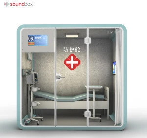 Observation medical quarantine booth portable wards hospital school and office equipment