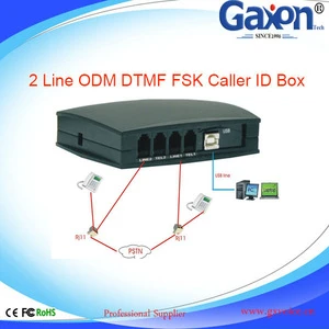 ODM Caller ID Box,Caller ID Box USB,2 Line DTMF FSK Caller ID Box