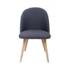 ODM&OEM Custom made comfortable new design fabric linen modern dining chair