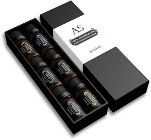 OEM 100% Pure and Natural Aromatherapy Essential Oil Gift Set 6 Bottles-Orange,Lemon,Rosemary,lavender,Peppermint and Tea Tree