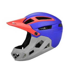 OEM Custom Fullface Bicycle Helmet Full Face Bike Helmets with Visor for Kid Youth Adult Biking Cycling Racing Inline Skating