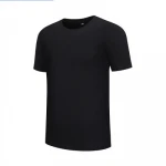 Oem customized 180g thick cotton Casual Tshirts  round neck T-shirt customized high-quality printed and embroidered T-shirt