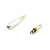Import OEM MA2103G 4pcs Brass Gold Plated 3.5mm Earphone Plug Headphone Jack for DIY Cable from China