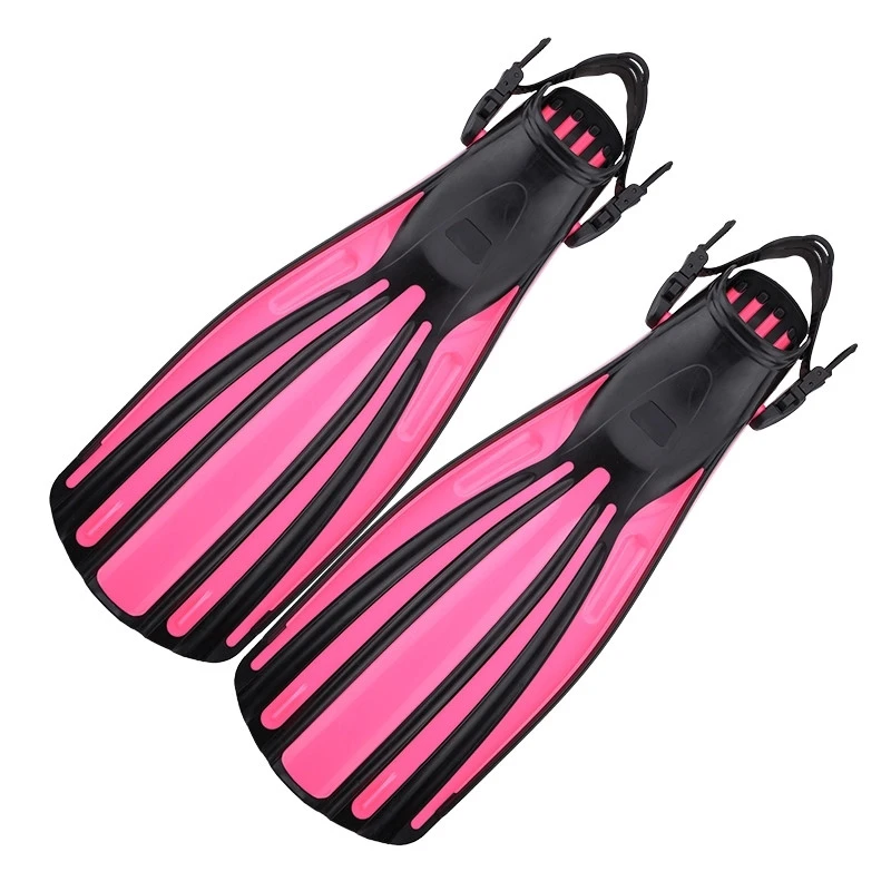 OEM ODM customized 36-47 size fast release Spring Strap open heel PP+TPR rubber fins scuba diving fins