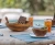 Import OEM personalized reusable 5 pcs organic acacia wooden wavy fruit salad mixing serving bowls set with server from China