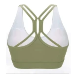 oem services women custom logo printing sports bra hot  custom adjustable padded womens sports bra for sale
