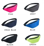 OEM Wholesales 600D polyester Green Color Waist fanny pack waist Belt bags Lightweight Custom Logo Bum Bag Supplier