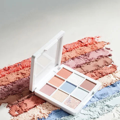 OEM/ODM 9 Color Glitter wholesale Eyeshadow Palette Matte Shimmer Makeup Eye Shadow Palettes Waterproof Long-Lasting eyeshadow