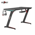 OFFICE DESK MODERN high quality aluminum DESKTOP PC Light gaming custom desk top