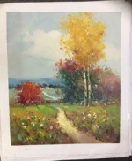 Oil paintings canvas art for living room for sale