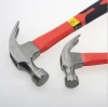 One-piece claw hammer with plastic handle for office