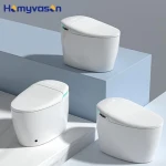 One Piece Structure Bidet Toilet Smart Sanitary Wares Wc Automatic Toilet Ceramic Material Smart Toilet Automatic