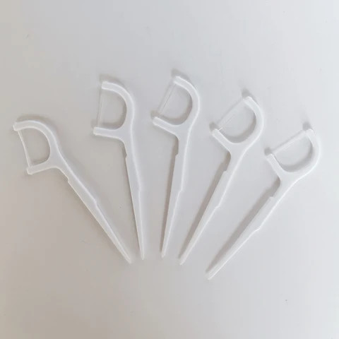 Oral Care Tooth Pick 50 Pieces Dental Flosser Dental Floss Pick for Oral Health Care