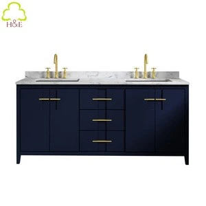 other bathroom furniture 72 vanities bathroom 72" vanity triangle bathroom 2 sink blue vanity with golden handles