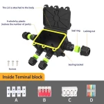 Outdoor Cable In Ground Hinged PA66 Electronic Enclosure IP68 Waterproof Junction Box