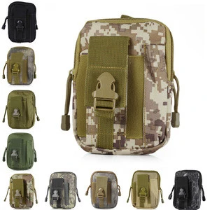 Outdoor Camping Hiking Bag Tactical Bag Molle Pouch Belt Loops Waist Bag
