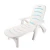 Import Outdoor furniture white plastic pool lounge chairs from China