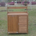 Outdoor Garden Work  Potting Bench Table Furniture Work Bench storage shed