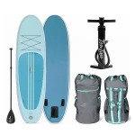 Outdoor good quality drop down skate long board blank inflatable sup surfboard
