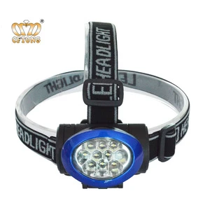 Outdoor Lightweight Led Headlamp High-performance Suitable For Camping Jogging Emergency 10 Led Head Torch