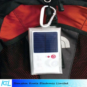 Outdoor Water Resistant Inflatable Solar Lantern LED Emergency Camping Light